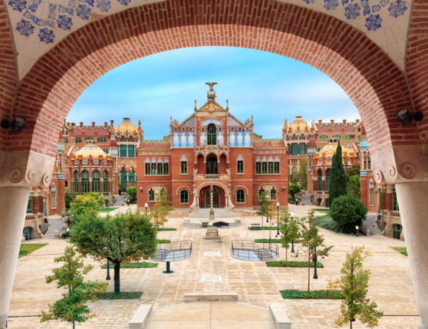 Sant Pau hospital venue in Barcelona